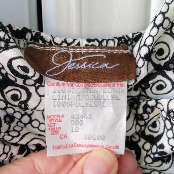 Jessica Strap Dress Eyelet Fabric - Picture 4 of 5